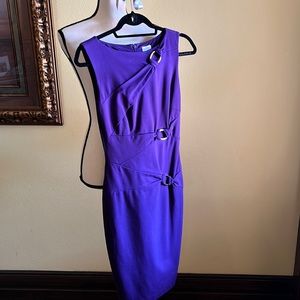 Cache purple dress. Beautiful in great condition.
